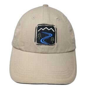 Crosswater 2004 Slideback Baseball Cap Beige One Size Embroidered Cutter & Buck